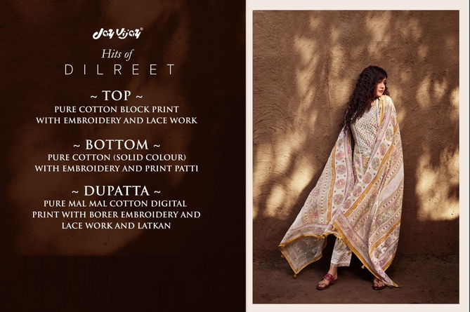 Hits Of Dilreet By Jay Vijay Cotton Salwar Suits Catalog